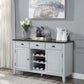 Lanton - Server - Natural Marble & Antique White
