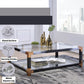 Lafty Clear Glass Coffee Table