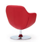 Caisson Upholstered Swivel Lounge Chair