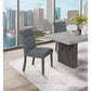Sharon - Dining Chair With Extended Back (Set of 2) - Gray - view 7