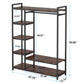 47.24" Rustic Brown Freestanding Closet Organizer