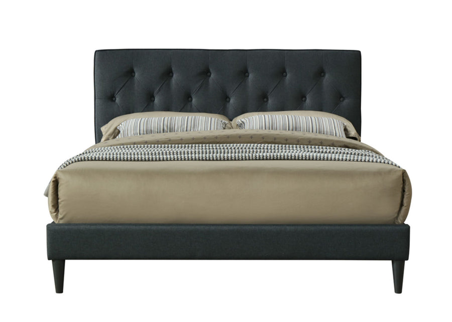 Twin Sized Tufted Bed in a Box with USB Charging
