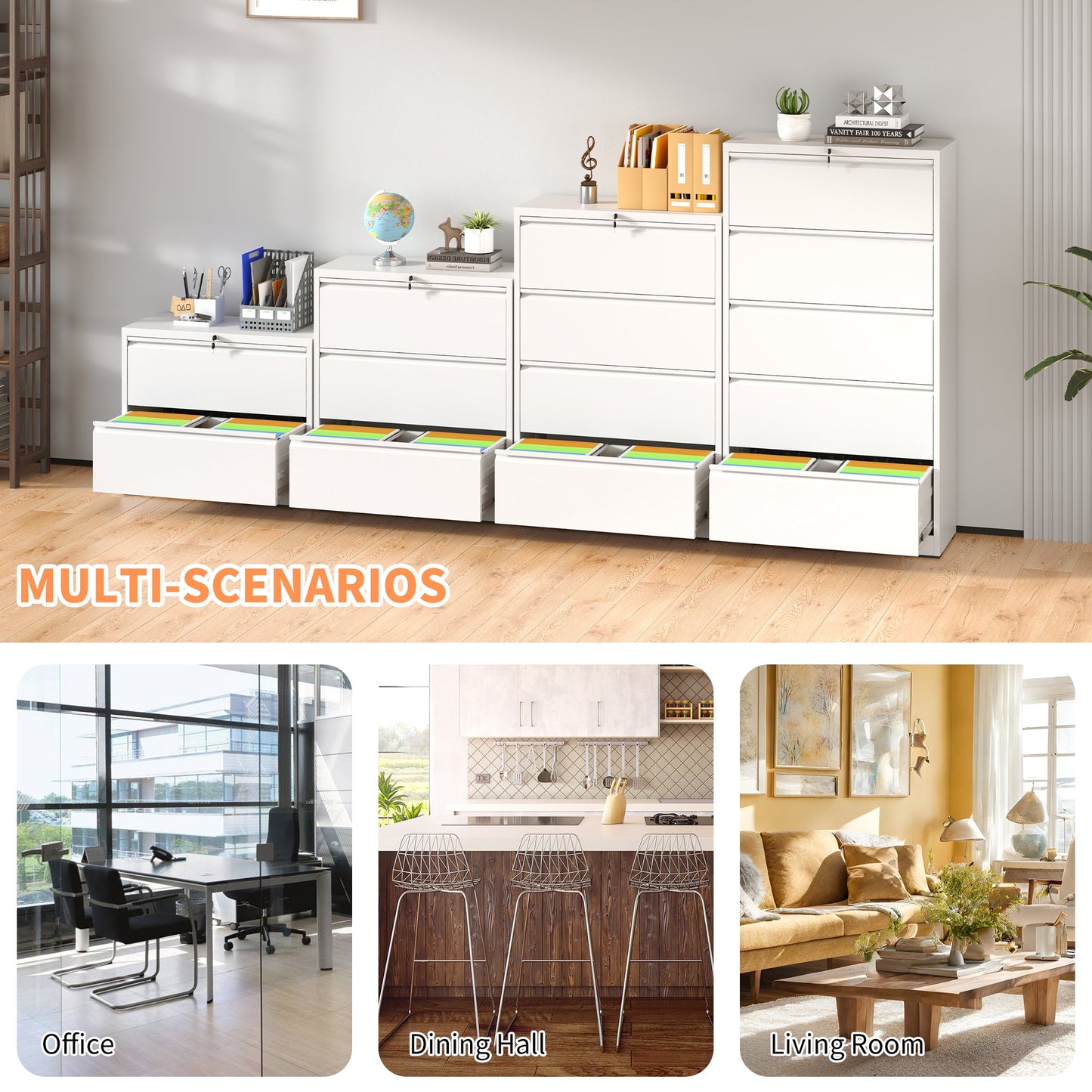 Lateral File Cabinet 2 Drawer
