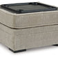 Calnita - Ottoman With Storage - Sisal