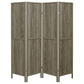 Grey Driftwood and Light Privacy Screen