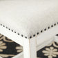 Valebeck - Dining UPH Side Chair (Set of 2) - Beige / White