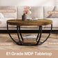 Round Coffee Table - 31.7" Rustic