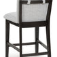 Neymorton - Upholstered Barstool (Set of 2) - Dark Grayish Brown - view 7
