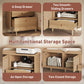 Boho TV Stand for 65, 75, 85 Inch TV