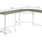 Bambina - Computer Desk - Gray & White