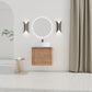 24" Wall-Mounted Bathroom Vanity With Ceramic Art Sink