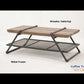 Brantley - Coffee Table - Oak & Sandy Gray