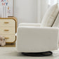 Swivel Rocker Recliner Chair, Teddy Fleece