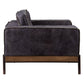 Silchester - Sofa - Antique Ebony Top Grain Leather