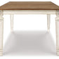 Realyn - Rectangular Dining Room Extension Table - Chipped White