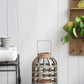 Decorative Lantern With Handle Wooden Lantern For Indoor Outdoor Home Garden Wedding