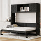 Full Size Murphy Bed with Storage Cabinets