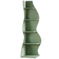 69.8" Height 5-Tier Wavy Bookshelf