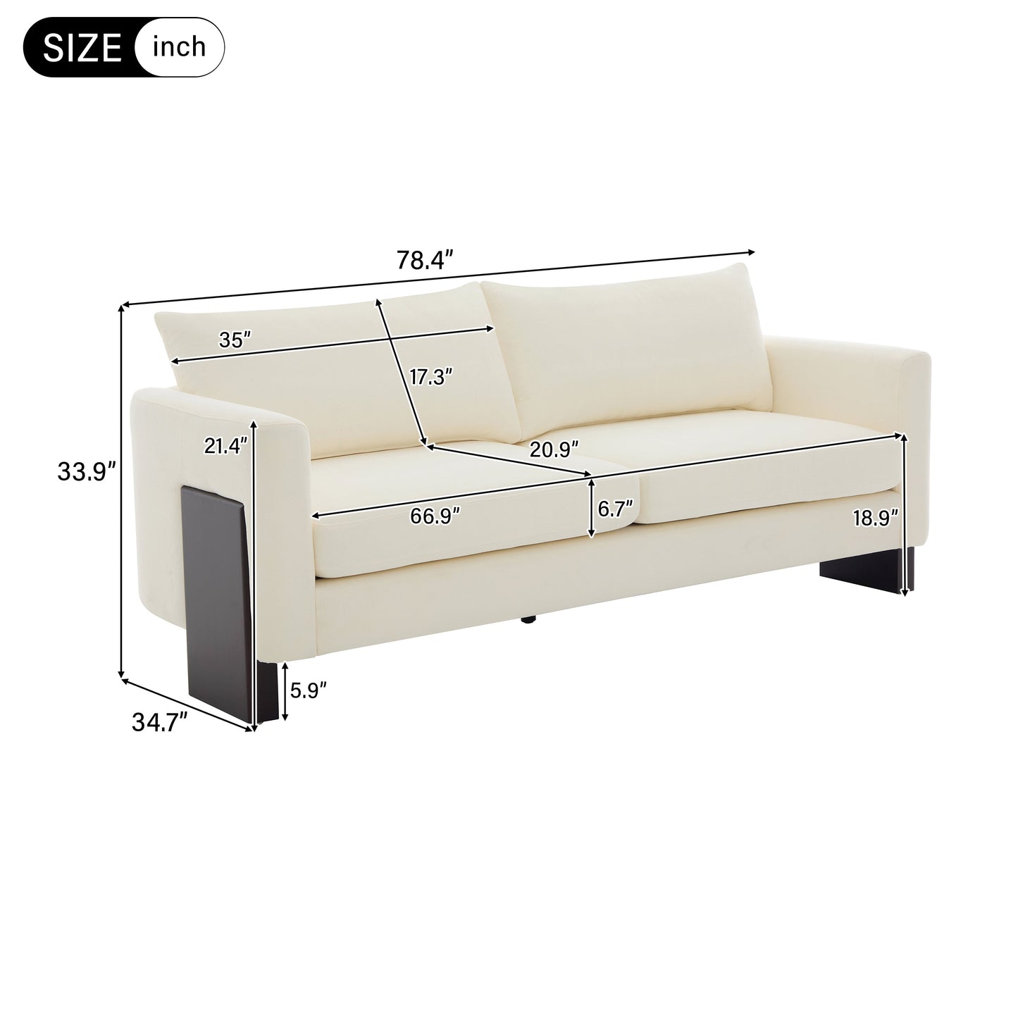 Cozy Sofa Set Oversized Comfy Cloud Sofa