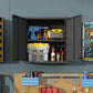Metal Wall-Mounted Tool Storage Cabinet