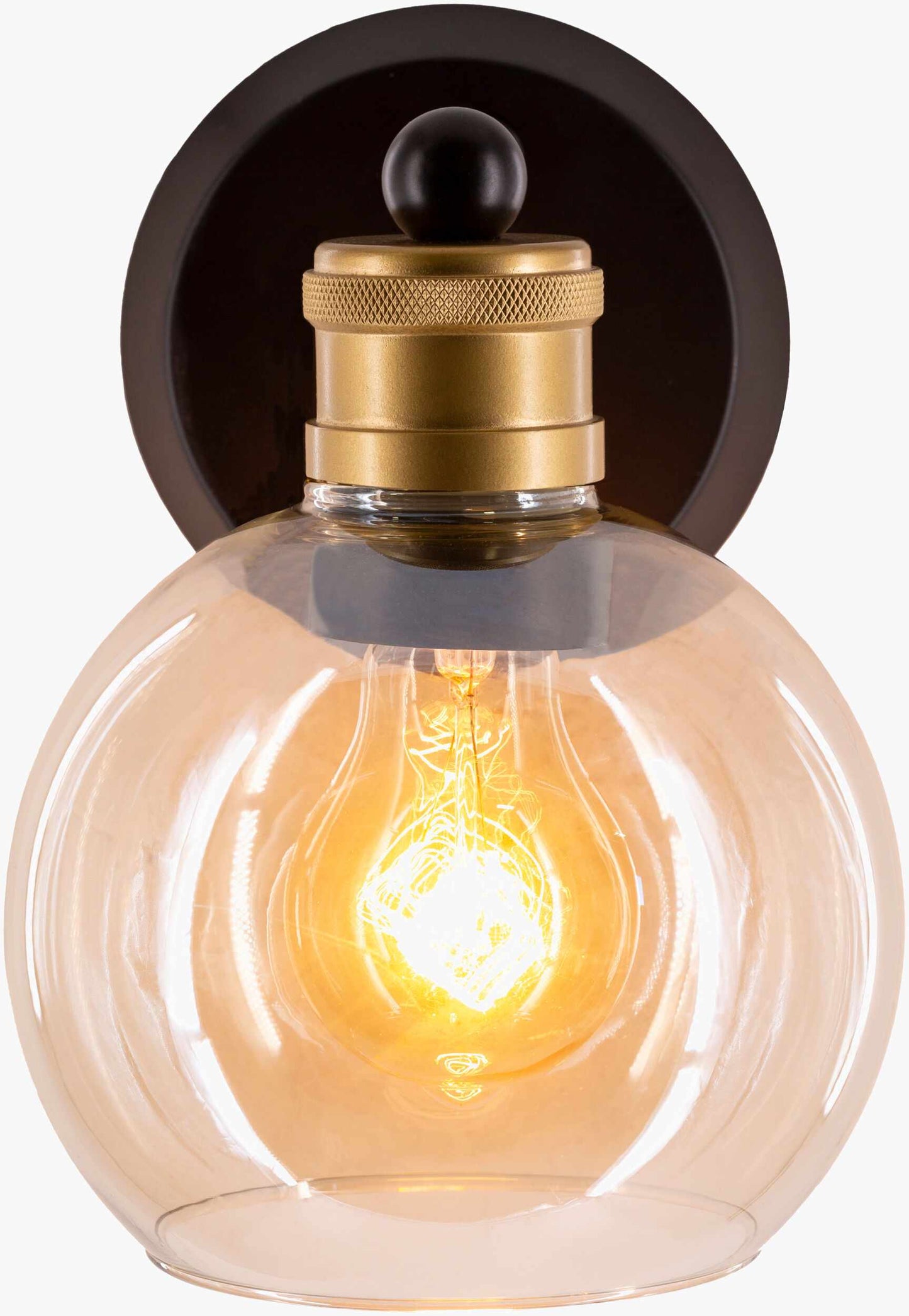 Leabrook Black Metal Wall Sconce