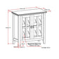 Artisan 30 Inch Wide Solid Wood Low Storage Cabinet in Russet
