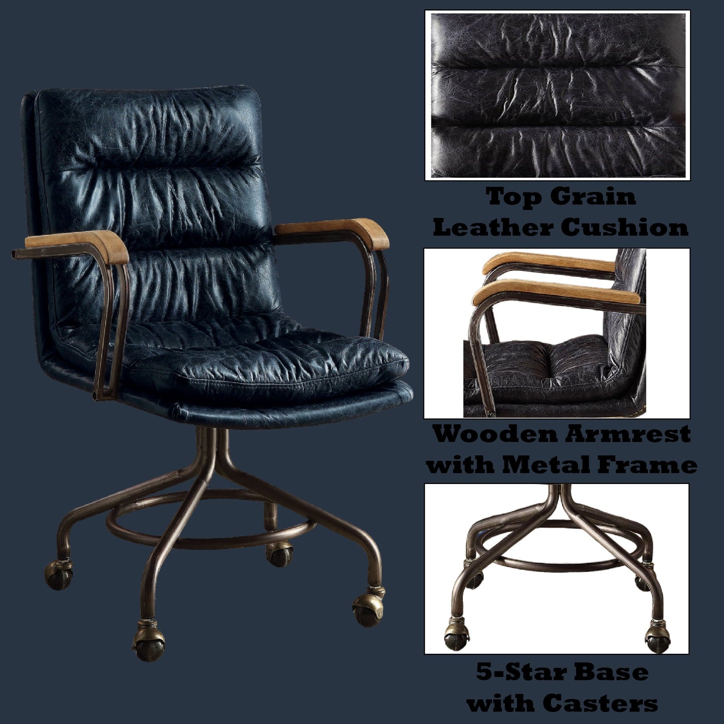 Harith II Vintage Office Chair
