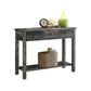 Glancio - Console Table - Antique Gray & Teal