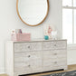 Paxberry - Six Drawer Dresser - Weatherworn - Whitewash