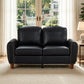 Classic 59" Faux Leather Loveseat