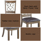 Raphaela - Side Chair (Set of 2) - Black Synthetic Leather & Weathered Cherry