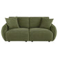 Elysia Chenille Upholstered Modular Lounge Loveseat Green - view 7