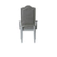 House Marchese - Arm Chair (Set of 2) - Two Tone Gray Fabric & Pearl Gray