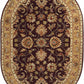Cherryfield Burgundy 1024 Wool Area Rug