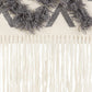 Chapelton Gray Geometric Textured Wall Hanging - Clearance
