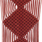 Columbio Rust Macramé Wall Hanging Decor - Clearance