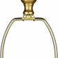 Coleford Gold Geometric Table Lamp - Clearance