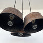 Ornate Copper CHANDELIER TRIO Light