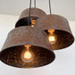 Ornate Copper CHANDELIER TRIO Light