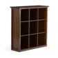 Artisan 9 Cube Bookcase and Storage Unit - Russet