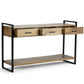 Riverside 54 Inch Wide Solid Mango Wood Console Sofa Table