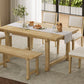 Trexm 6-Piece Farmhouse Dining Set for 6