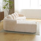 Full Compression L-Shape Sectional Sofa with Curved Chaise