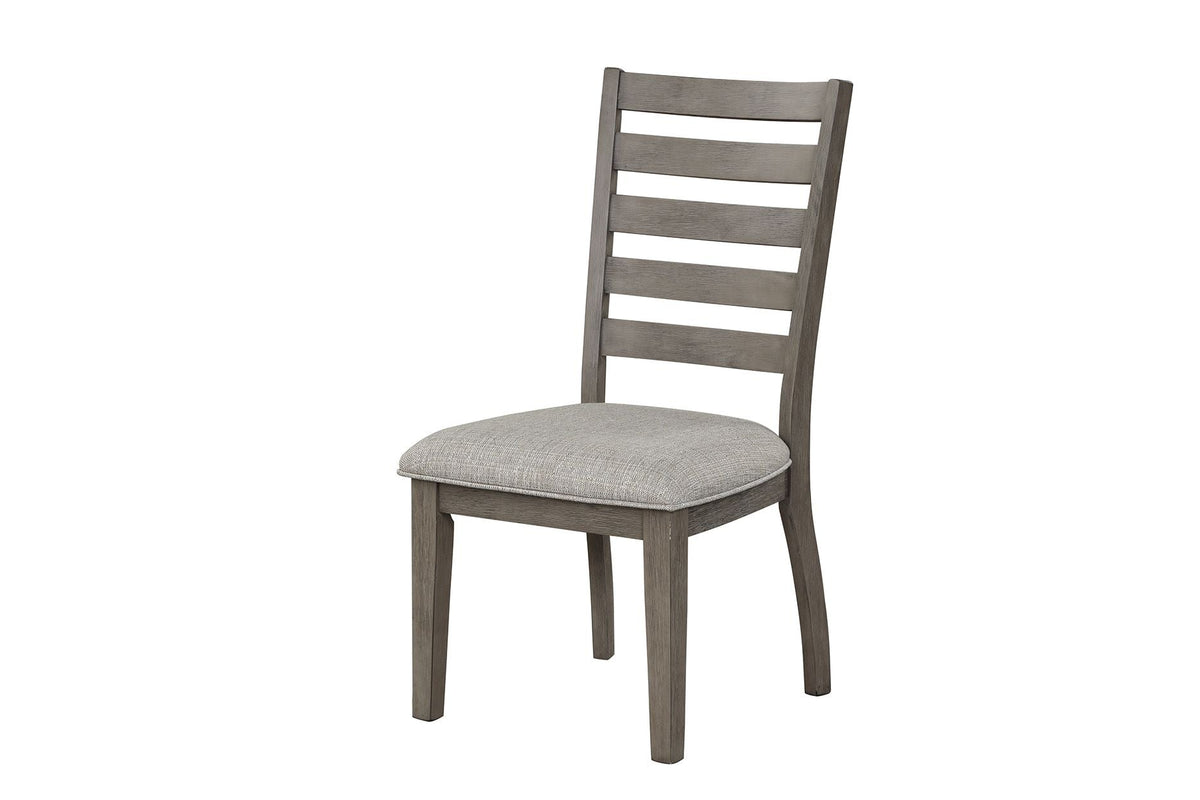 Casual Side Dining Chair with Ladder Back (Set of 2)