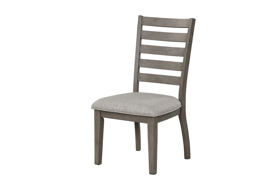 Casual Side Dining Chair with Ladder Back (Set of 2)