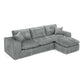 107'' Modern Boucle Sectional Sofa with Reversible Chaise