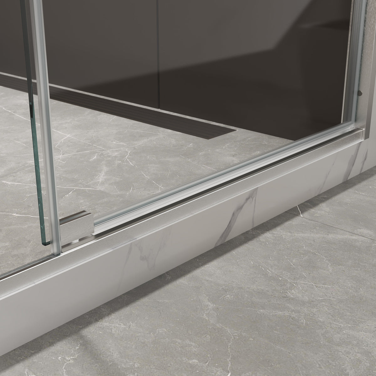 50-54"W X 74"H Pivot Shower Door