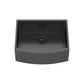 24" x 21" x 10" Gunmetal Kitchen Sink