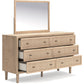 Cielden - Dresser And Mirror - Two-Tone