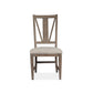 Paxton Place - Dining Side Chair With Upholstered Seat (Set of 2) - Dovetail Gray